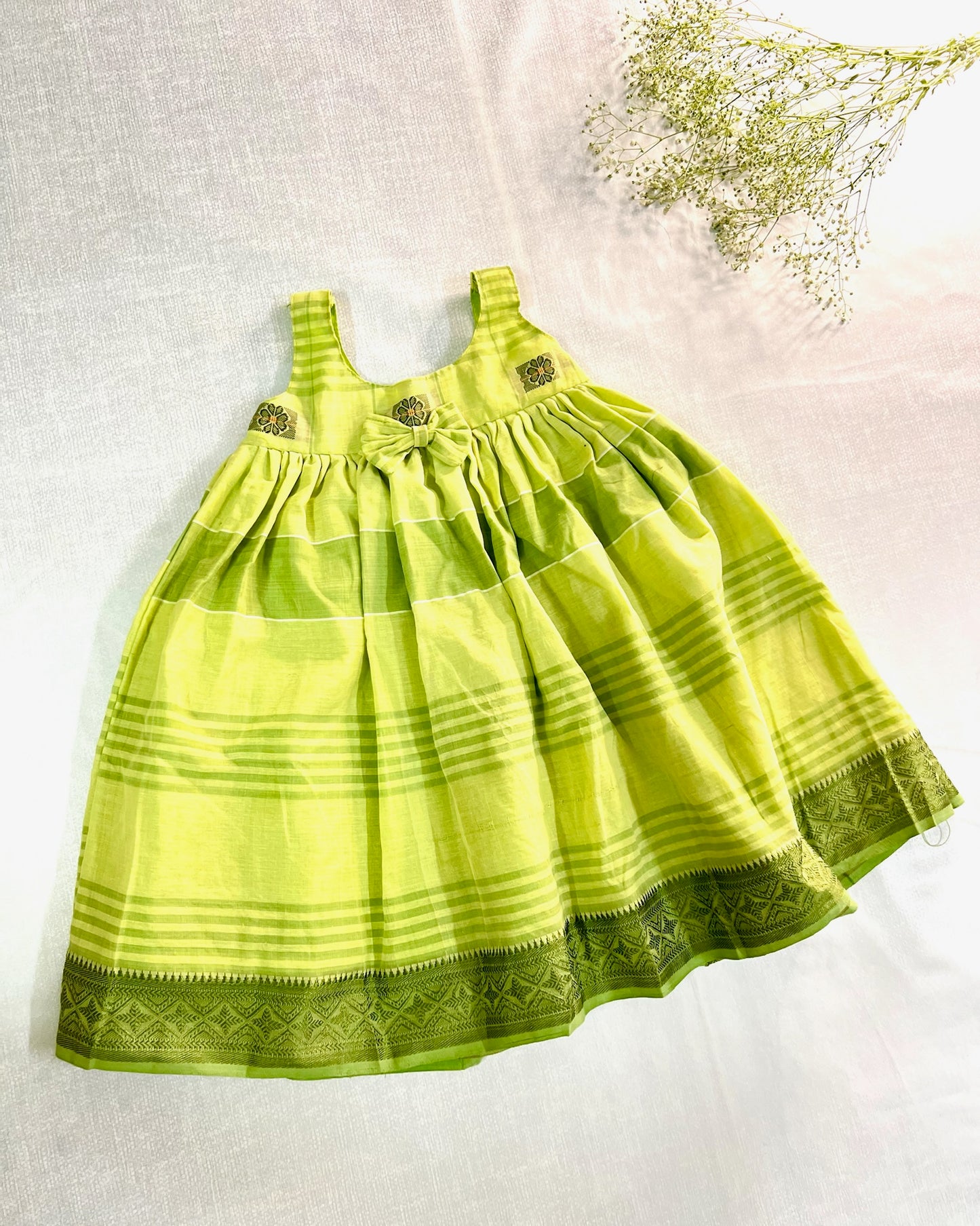Minty Meadow Cotton Frock