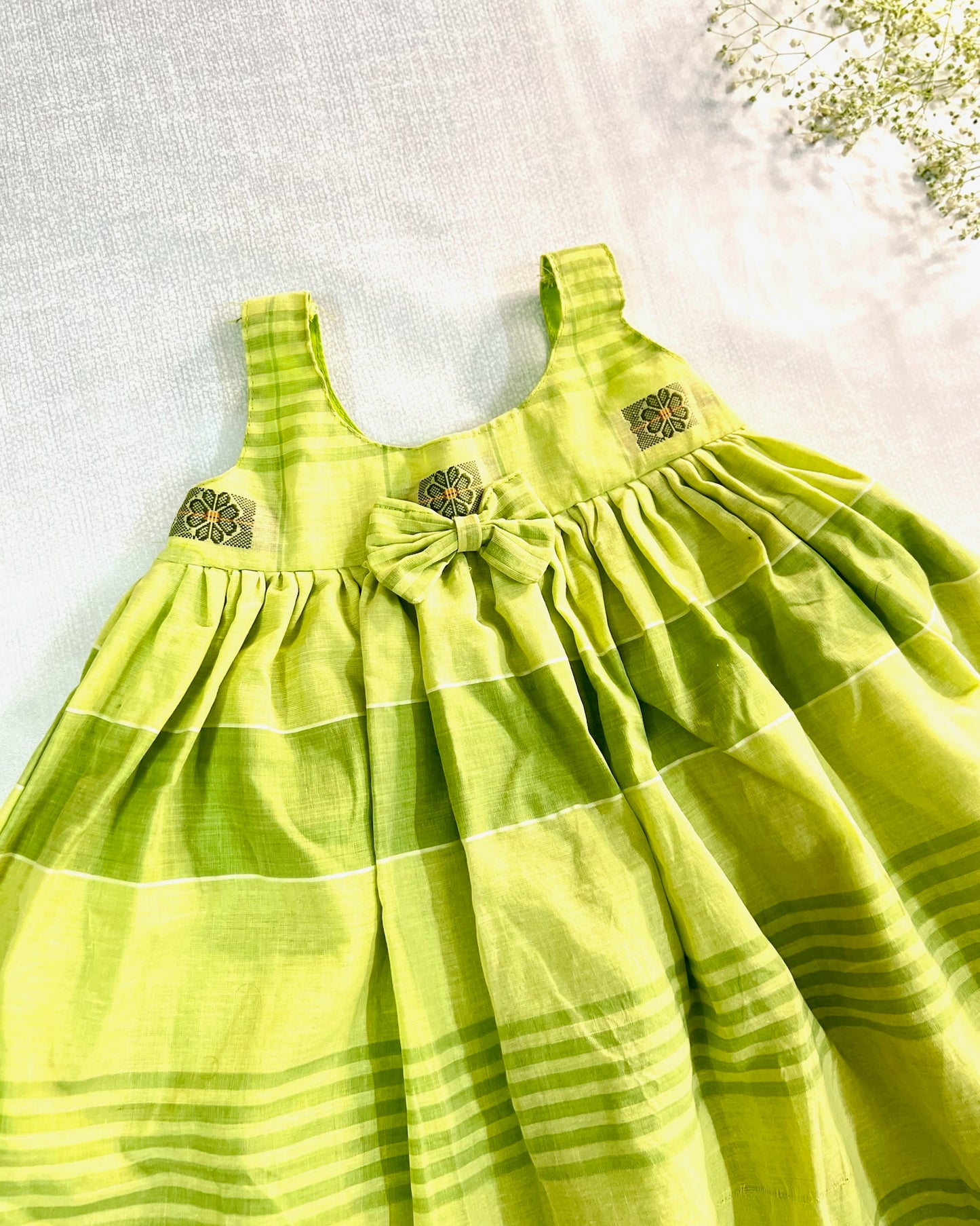 Minty Meadow Cotton Frock