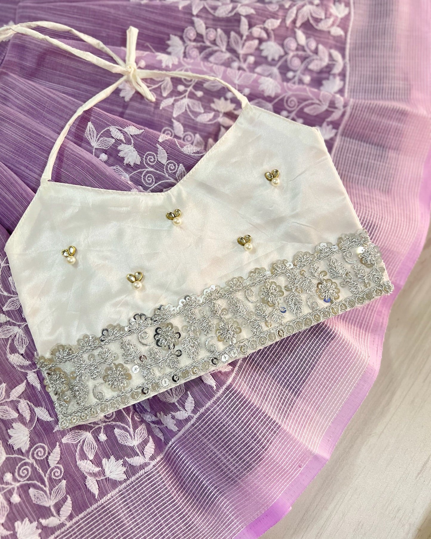 Lavender Daydream Stone Embellished Lehenga Set